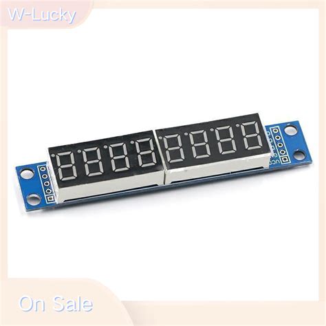 W lucky MAX7219 8 บตดจตอลหลอด LED โมดลควบคมจอแสดงผล 3IO พอร ต 5V