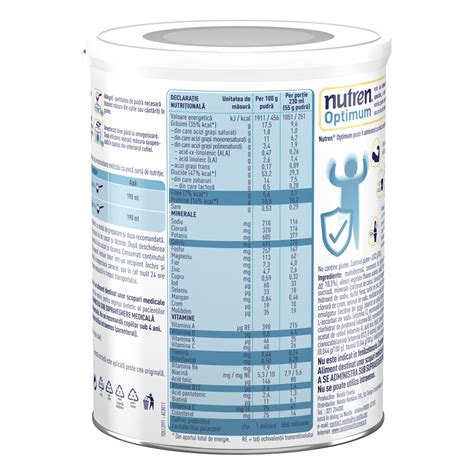 Nutren Optimum, 400 g, Nestle : Farmacia Tei online