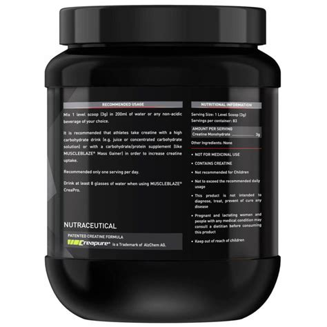 Muscleblaze Creapro Creatine With Creapure Nutrabay™