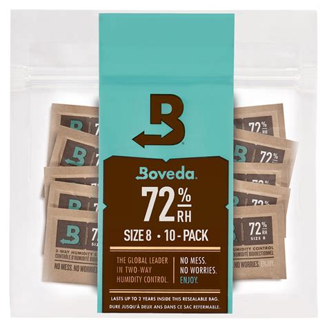 Boveda 72% RH 10-Pack Size 8 For Reeds | Boveda® Official Site