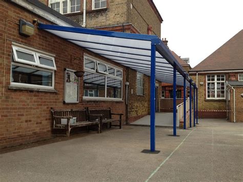 Chase Side Primary School Wall Mounted Canopy Able Canopies