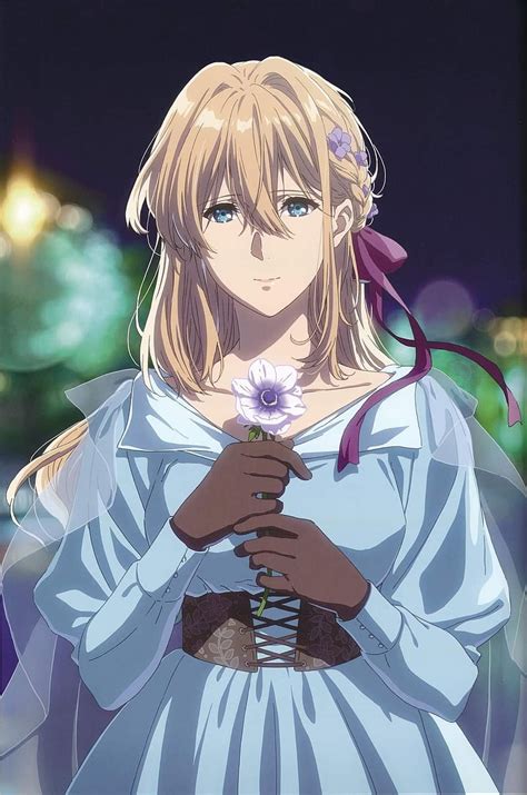 Anime Blue Eyes Violet Evergarden Character Violet Evergarden The