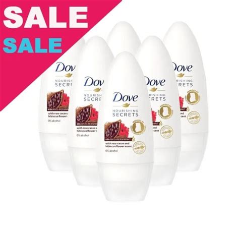 DOVE NOURISHING SECRETS Antiperspirant Deodorant Roll On Cocoa Hibiscus