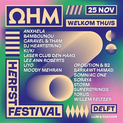 Ohm Herfstfestival 2023 Tickets Line Up Timetable Plattegrond Info