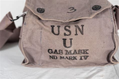 Us Navy Mk Iv Ww2 Gas Mask Rbnr Militaria