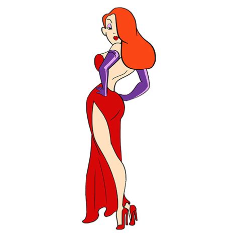 How To Draw Jessica Rabbit Face Conceptartdrawingprompts