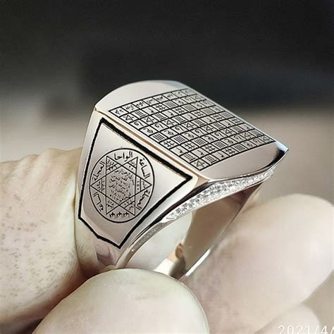 Seal of Solomon Ring King Solomon Ring Mens Ring 925K - Etsy UK