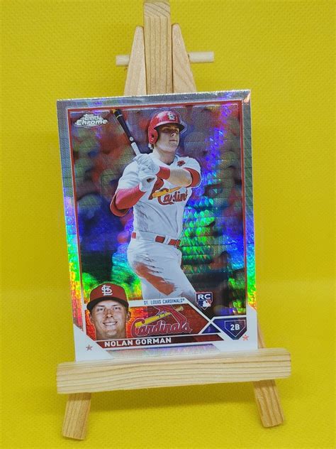 2023 Topps Chrome Nolan Gorman Rookie Prism Refractor EBay