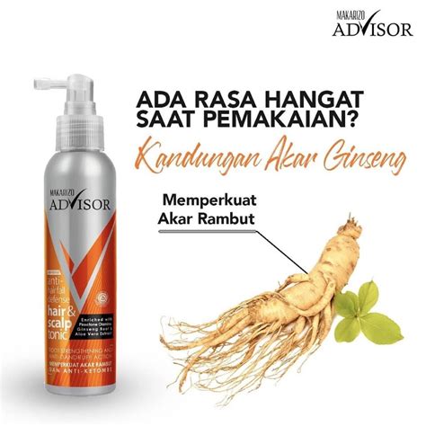 Jual Makarizo Advisor Hair Scalp Tonic Ml Ml Perawatan Rambut