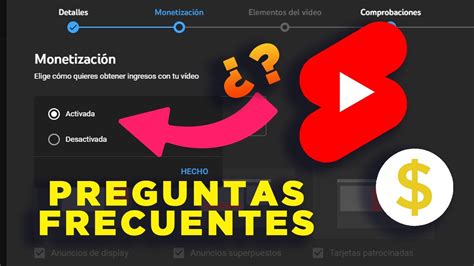 Monetizar Shorts Activar Monetizaci N En V Deo Shorts No Hay Anuncios