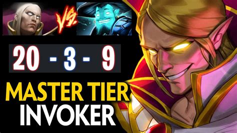 Master Tier Invoker Rank Vs Rank Storm Spirit Mid Unexpected