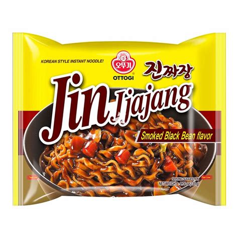 Buy Ottogi Jin Jjajang Ramen Smoked Black Bean Flavour 135g Korean