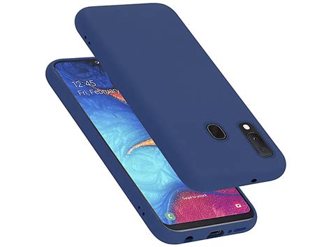 Cadorabo Hülle Im Flüssig Silicone Case Style Backcover Samsung Galaxy A10e A20e Liquid