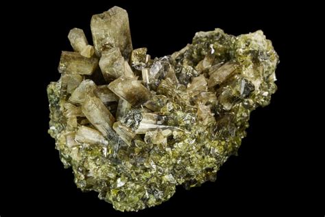 2" Green Clinozoisite Crystal Cluster - Peru (#124406) For Sale ...