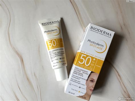 Солнцезащитный крем для лица Bioderma Photoderm Spot-Age SPF 50 ...