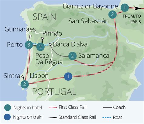 Rail Map Of Portugal