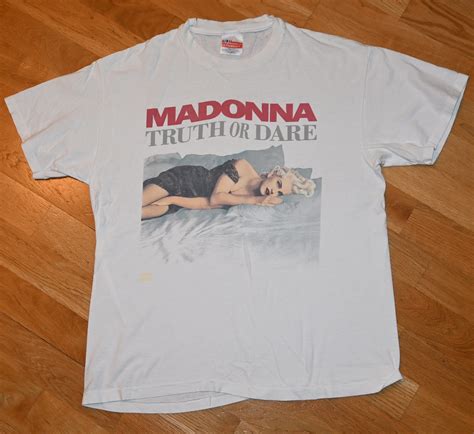 1991 Madonna Vintage Concierto Raro 1990 Tour Camiseta Etsy