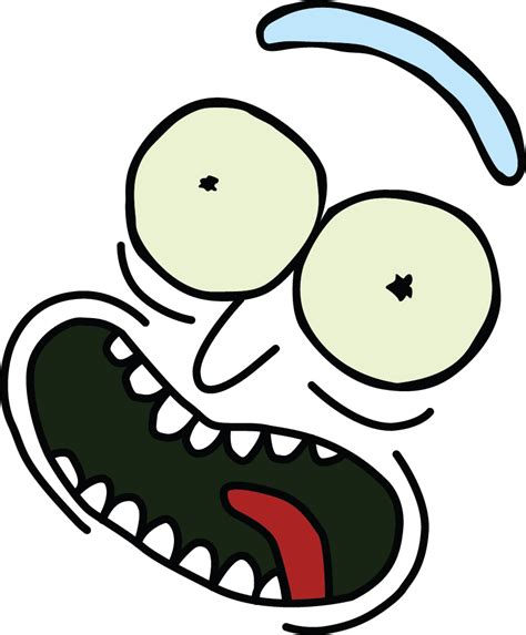 Pickle Rick Face Png Clipart Large Size Png Image Pikpng Cartoon