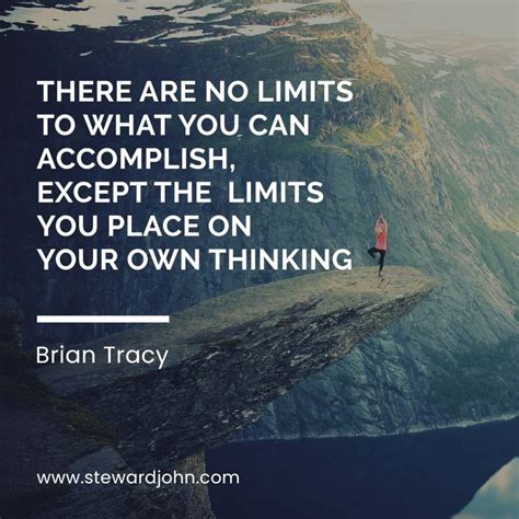 Inspirational Quotes - No Limits - Steward John