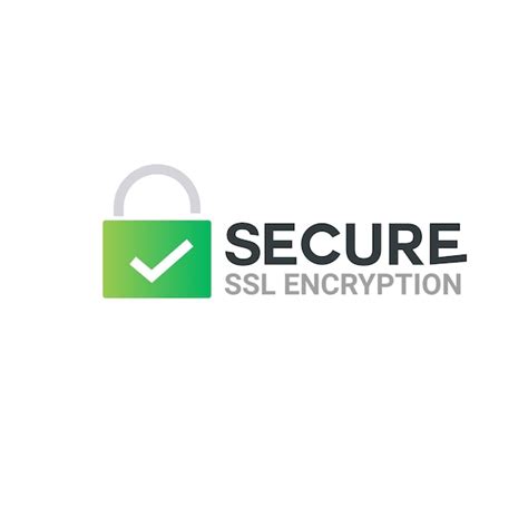 Premium Vector Secure Ssl Encryption Logo Secure Connection Icon