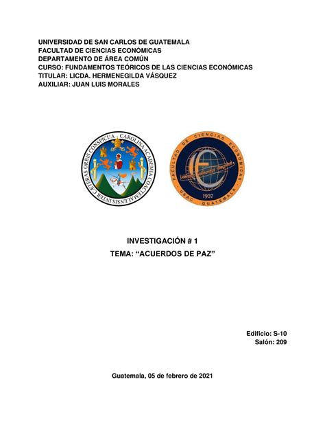 Acuerdo sobre el establecimiento de la comisión para el esclarecimiento