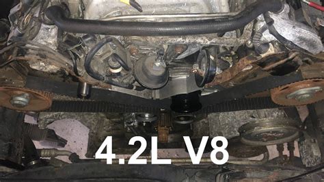 Servicing The Timing On The Audi 4 2l V8 Youtube