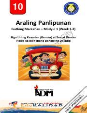 Aralpan Q M W Pdf Araling Panlipunan Ikatlong Markahan