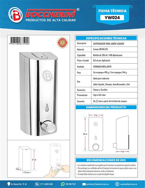 Dispensador Jabon Liquido Botella Cromado Ml