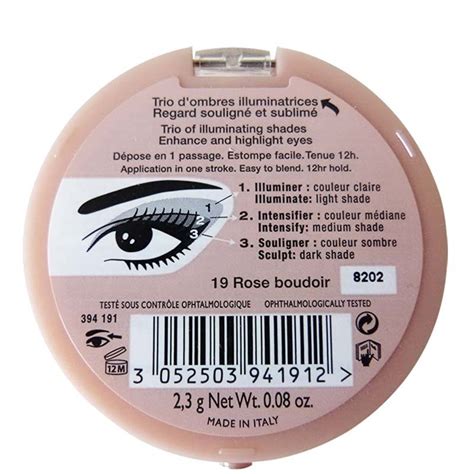 Nude Smoky Trio Ombres à Paupières Rose Boudoir Bourjois