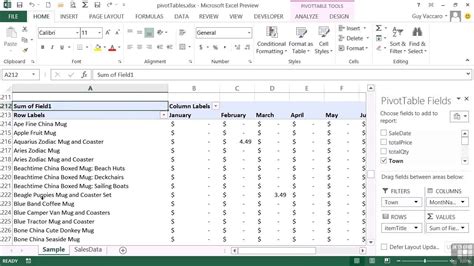 Advanced Microsoft Excel Tutorial What Is A Pivottable Youtube