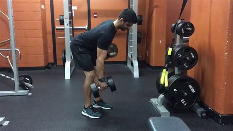 Bent Over Alternating Dumbbell Row YouTube