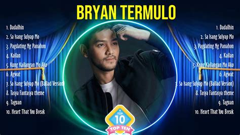 Bryan Termulo 2024 MIX Top 10 Best OPM Tagalog Songs Greatest Hits