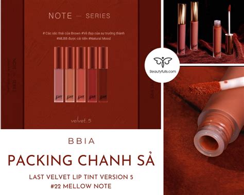 Son Bbia Mellow Note Màu Cam Nude Đẹp Nhất Chính Hãng