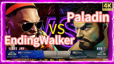 Street Fighter 6 RYU Paladin VS DEE JAY EndingWalker Sf6 4K 60FPS