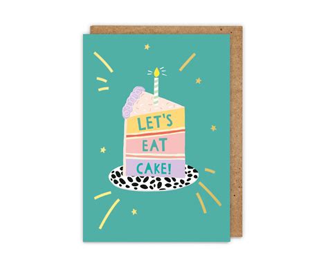 Birthday Cake Cards The Letter Arty