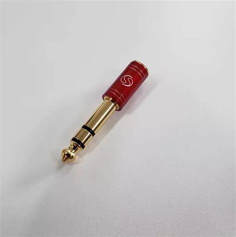 Adaptador Plug P2 Femea X P10 Stereo Santo Angelo Vermelho