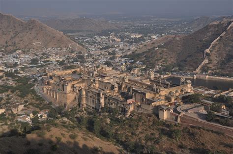 Amer Fort Jaipur View Of Amer Fort From Jaigarh Fort Sourav Das