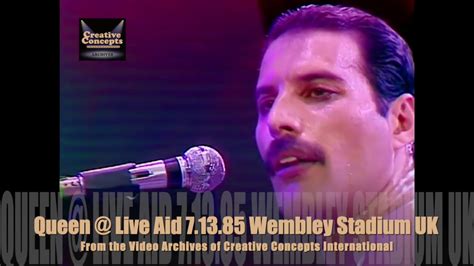 Queen Live Aid 7 13 85 Wembley Stadium Uk Youtube