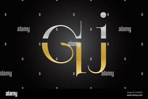 Initial Letter QJ Logo Design With Modern Business Typography Vector