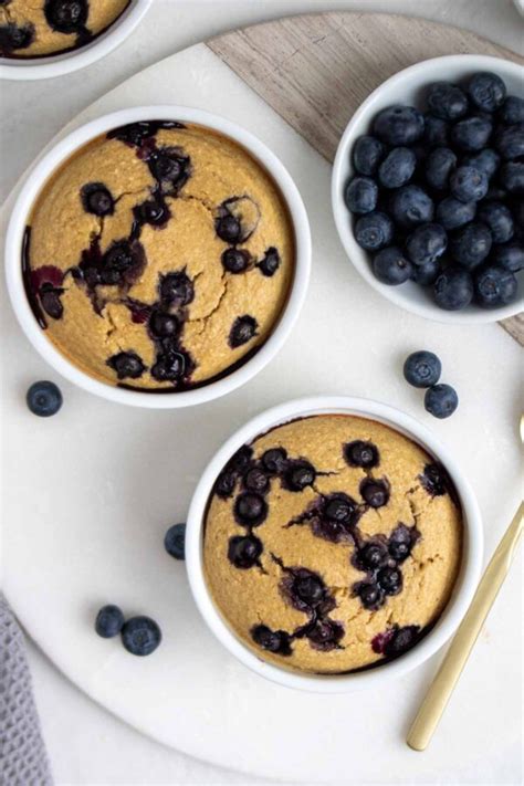 Blended Baked Oats With Blueberries Stephanie Kay Nutrition