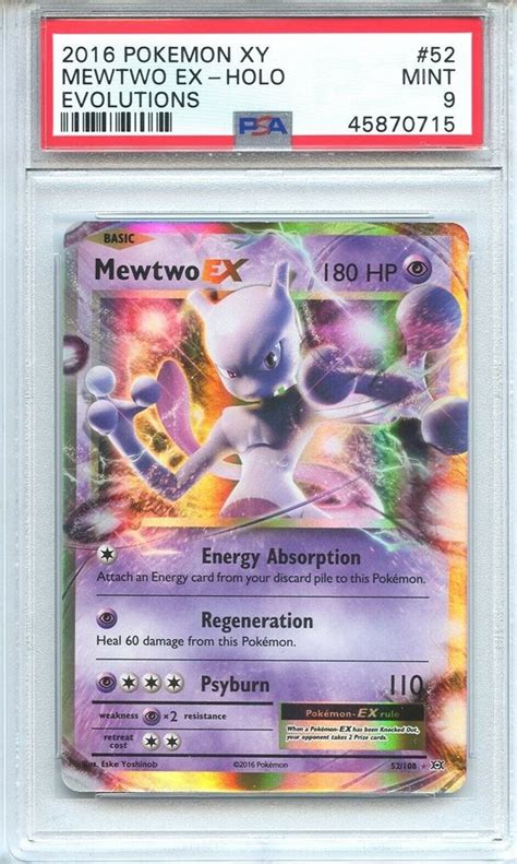 Auction Prices Realized Tcg Cards Pokemon Xy Evolutions Mewtwo Ex Holo