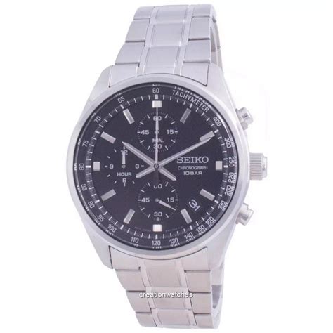 Seiko Chronograph Quartz SSB379 SSB379P1 SSB379P 100M Men S Watch