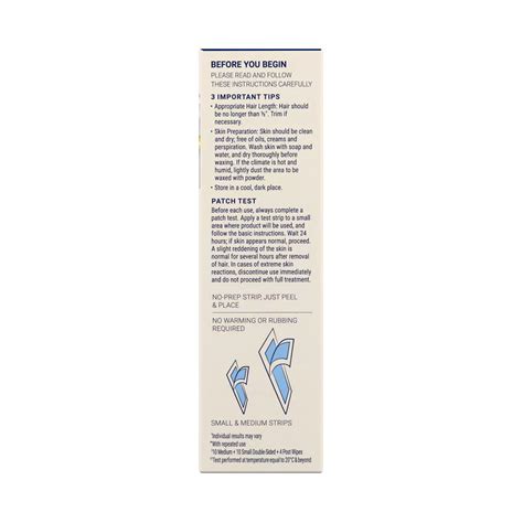 Nair Face And Bikini Wax Ready Strips Senstive Skin Fomula 40 Strips