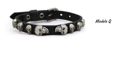 Pulsera Rockera Punk Calaveras Cráneos Distintos Modelos Meses sin