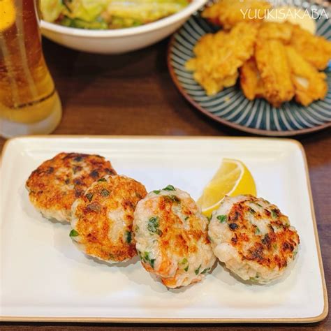 ぷりぷり食感とシャキシャキ食感のコラボがやみつき！ぎっしりエビがたまらない♪エビバーグレシピ ゆうき酒場