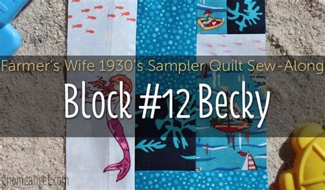 Becky Is Block Of Farmer S Wife S Sampler Quilt Gnomeangel