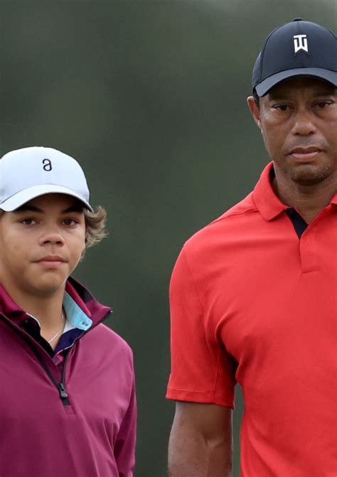 LIKE FATHER LIKE SON TIGER WOODS 15 YEAR OLD SON COMPETES IN PALM