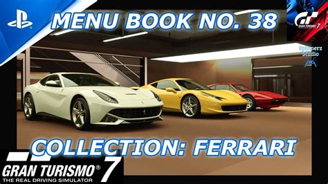 Gran Turismo 7 Cafe Menu Book No 38 GT7 Book No 38 Collection