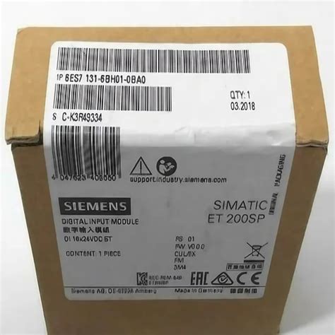 Siemens 0 5 A 6ES7131 6BH01 0BA0 Simatic ET 200SP Digital Input Module