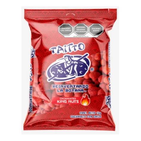 Cacahuate Tipo Hot Nuts Japones Enchilado 1 Kg Taitto King MercadoLibre